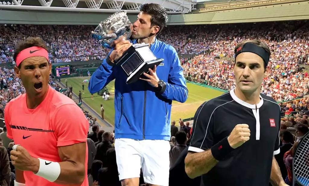 Rafael Nadal, Novak Djokovic, Roger Federer und die ewige G.O.A.T-Frage