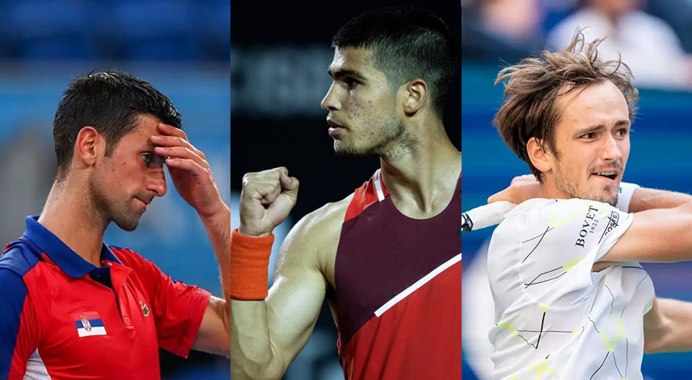 Djokovic, Alcaraz und Medvedev sind die aktuellen Big Three im Herrentennis