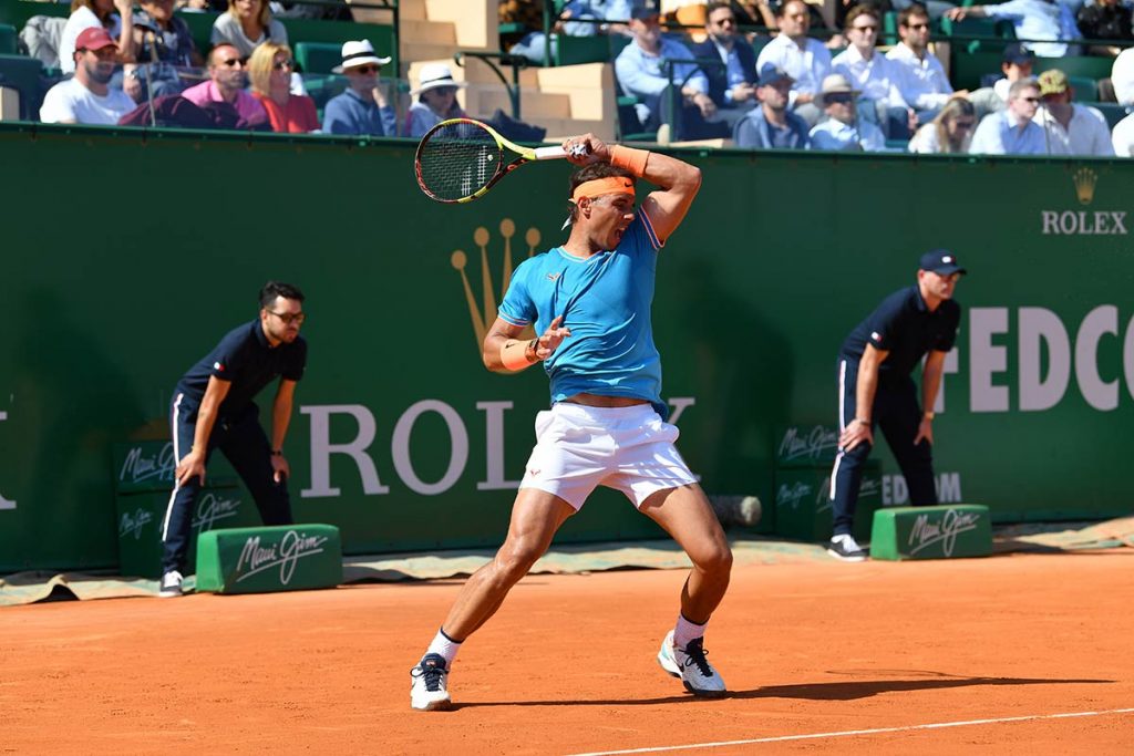 Rafael Nadal - hier auf roter Asche von Monte Carlo.