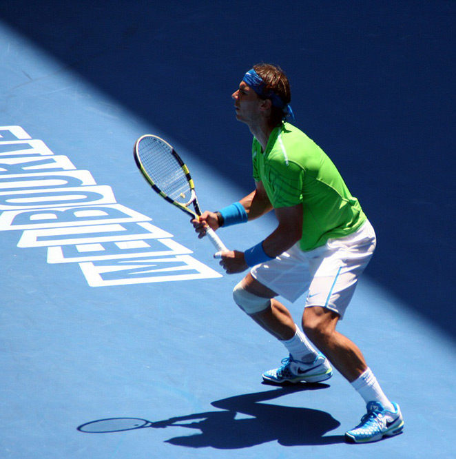 Rafael Nadal (hier bei den Australian Open) ist immer ein Publikumsmagnet.