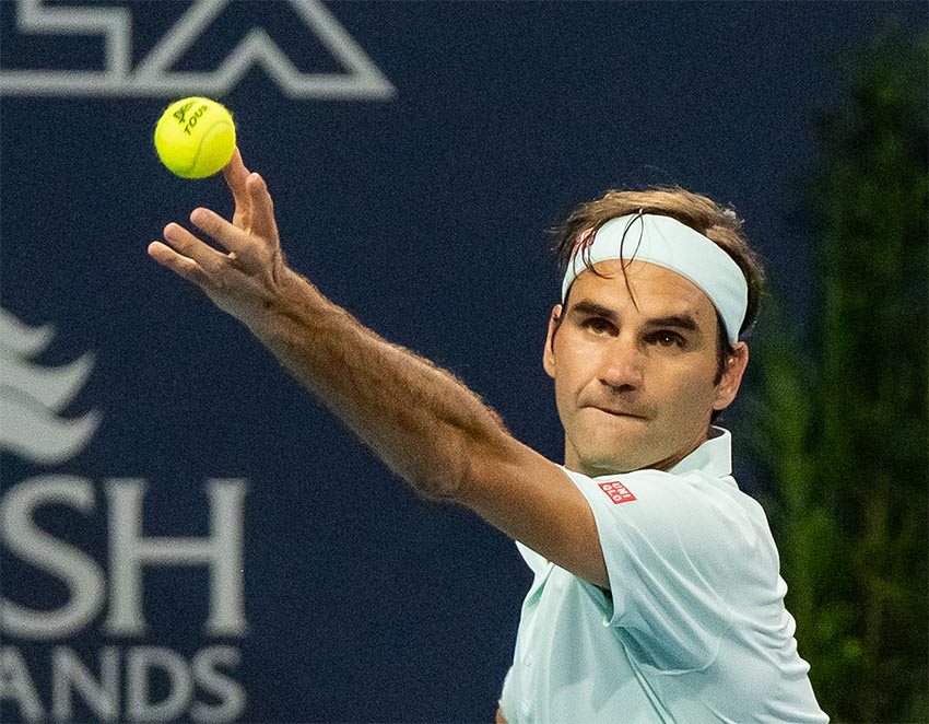Roger Federer zehrt noch von in Wimbledon erworbenen Zählern.